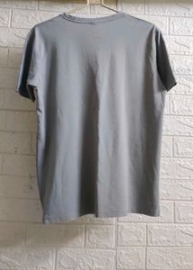 Men&#39;s Grey Printed Tshirt