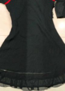 Black &amp; Red Ruffle Dress