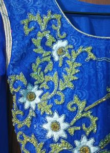 Royal Blue Gown (Size XL)