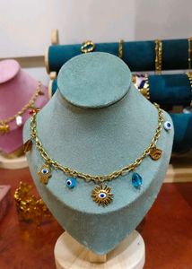 Evil Eye Protective Charm Necklace