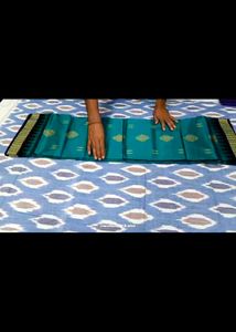 Aqua Blue Saree
