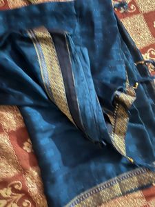 Elegant Blue Saree
