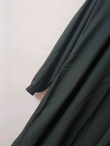 Elegant Dark Green Abaya