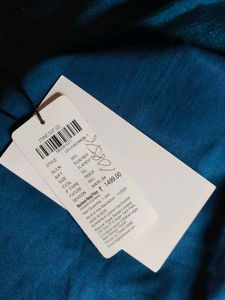 Teal Embellished Anarkali Kurta Set