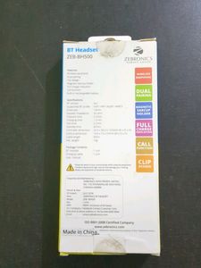 Zebronics Bluetooth Headset Bh500
