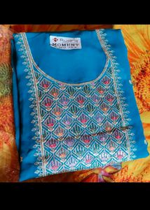 Elegant Embroidered Dress Material
