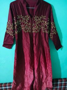 Long Kurti Heavy Embroidery 🪡
