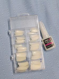 Fake Nails With Glue