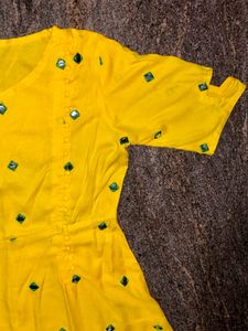 Yellow Kurti For Women