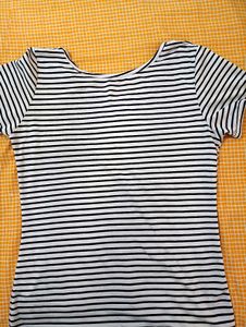 White Striped Tshirt