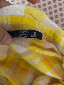 Yellow Plaid Shirt