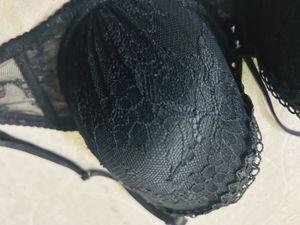 Elegant Lace Black Bra