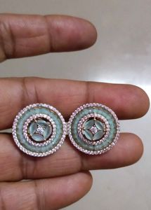 Stud Earrings with american diamond