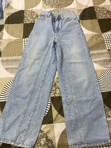Light Wash Wide Leg Jeans