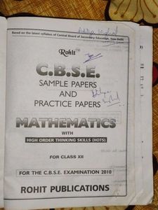 CBSE Class XII Mathematics Sample Papers
