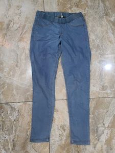 Light Wash Pull-On Jeans