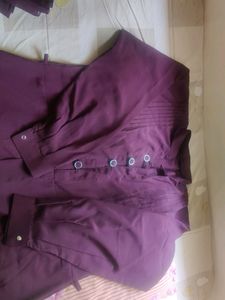 Maroon Coloured Abaya