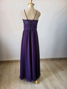 Elegant Purple Maxi Dress