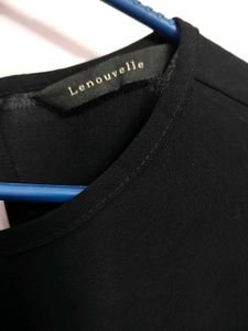 Black Peplum Top