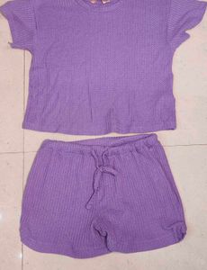 Purple Two-Piece Set