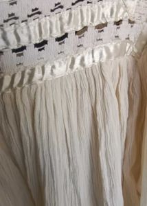 Creamy White Boho Tunic Top