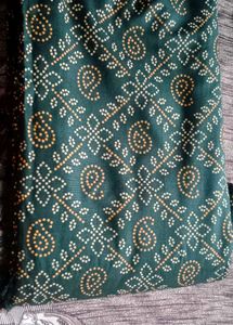 Bandhani print dress material