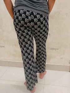 Patterned Casual Pants