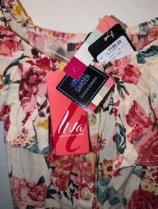 Max Women Off-white Printed Dress