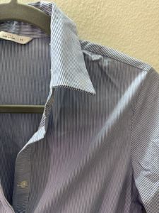 Oodji Stripes Peplum Shirt