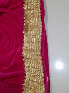 PINK VELVET LEHENGA CHOLI🩷
