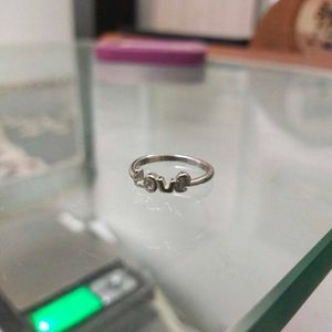 925 Pure Sterling Silver Love Ring