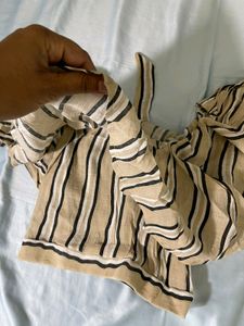 Beautiful Striped Crop Top