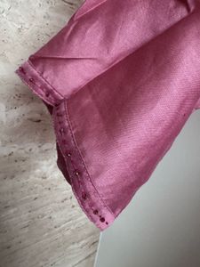 Embroidered A Link Kurta