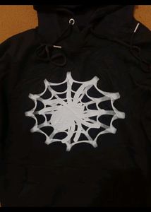 Black Spider Web Hoodie