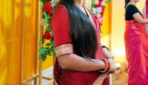 Elegant Maroon Saree