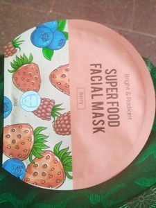 Miniso Super Food Face Mask 🎭 In Berry
