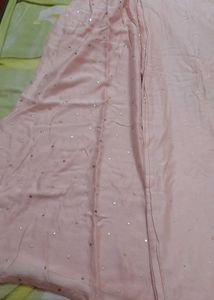 Pink Embellished Kurta Set