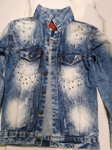 Denim Men&#39;s Jacket , Party Wear