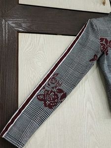 Floral Plaid Crop Top