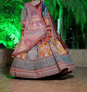 Designer Rajasthani heavy bridal Lehenga