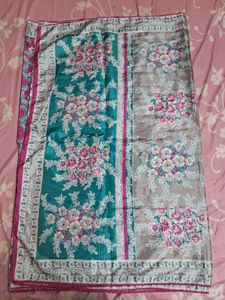 Singapore Floral Print Saree