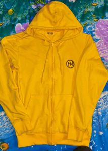 Yellow Zip-Up Hoodie Here&amp;Now