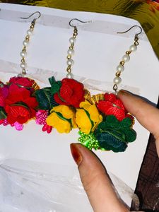 Haldi Jewellery Flower Teeka 12 Pieces