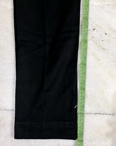 ZARA BLACK SLIM FIT TROUSERS 32