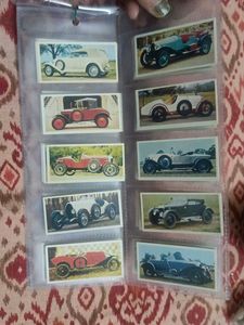 Vintage Car Trading Cards