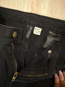 Black Straight Leg Jeans
