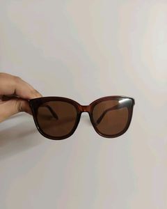 TRENDY BROWN BLOCK SUNGLASSES