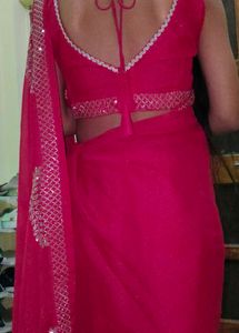 Elegant Pink Saree