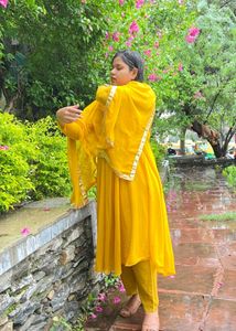 anarkali suit with dupatta