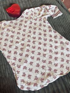 Floral Print Tunic Top